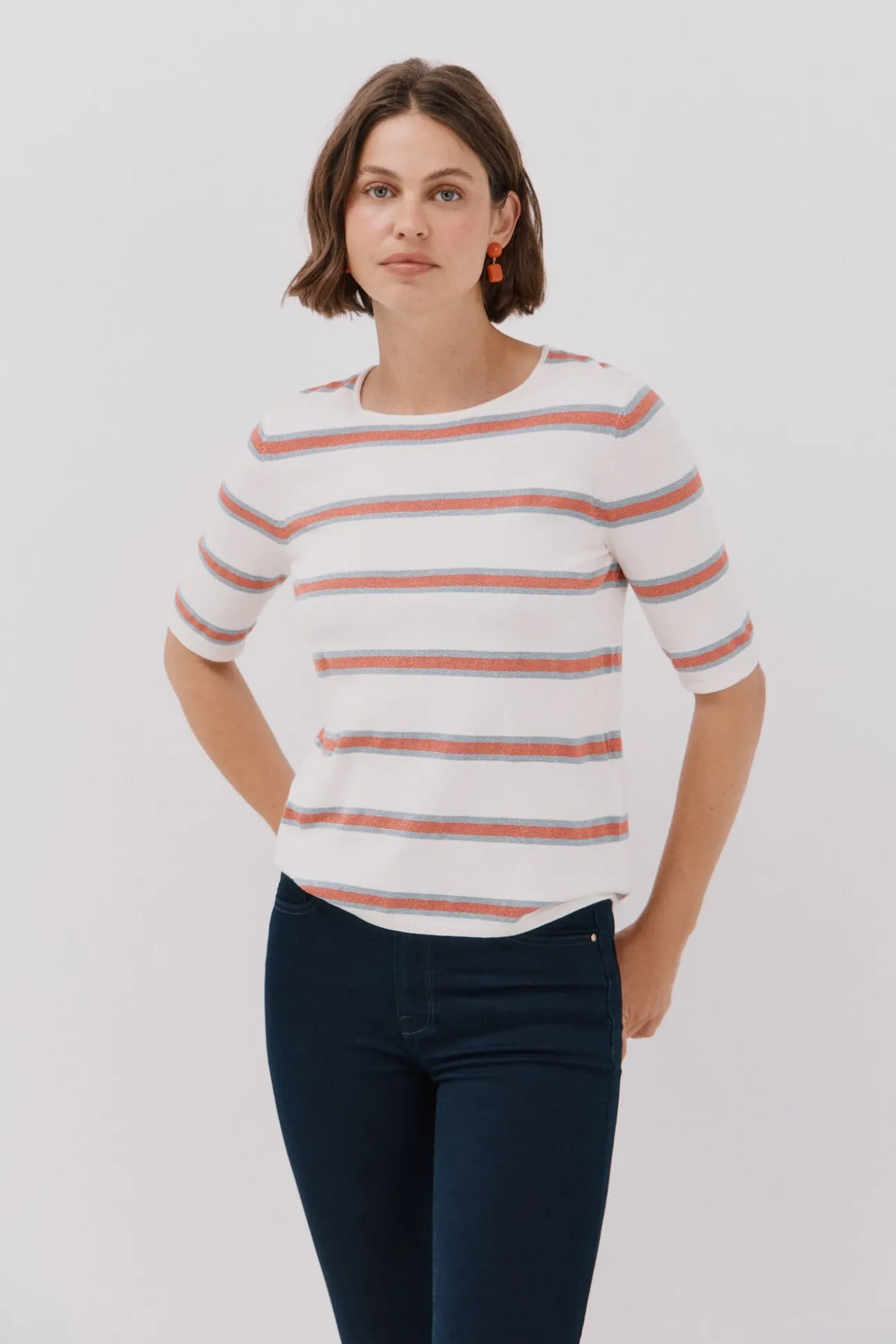 Jersey rayas multicolor