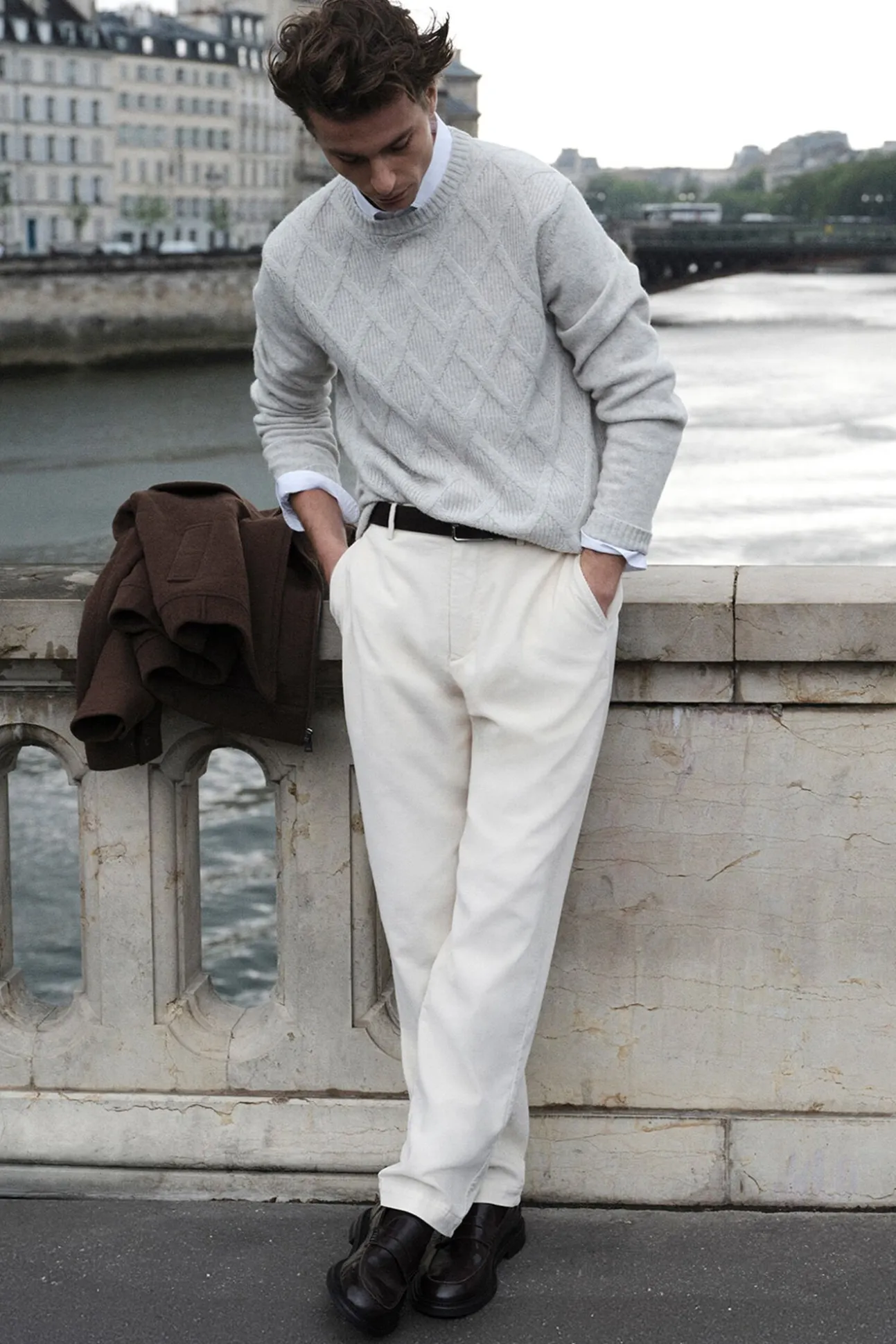 Jersey rombos cuello redondo