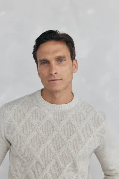 Jersey rombos cuello redondo