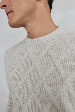 Jersey rombos cuello redondo