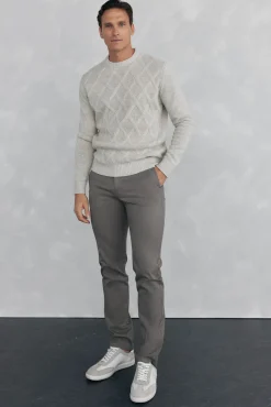 Jersey rombos cuello redondo