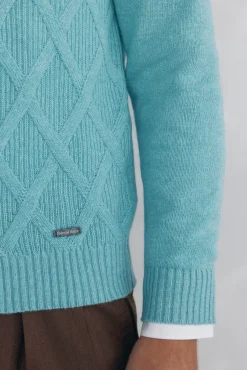 Jersey rombos cuello redondo