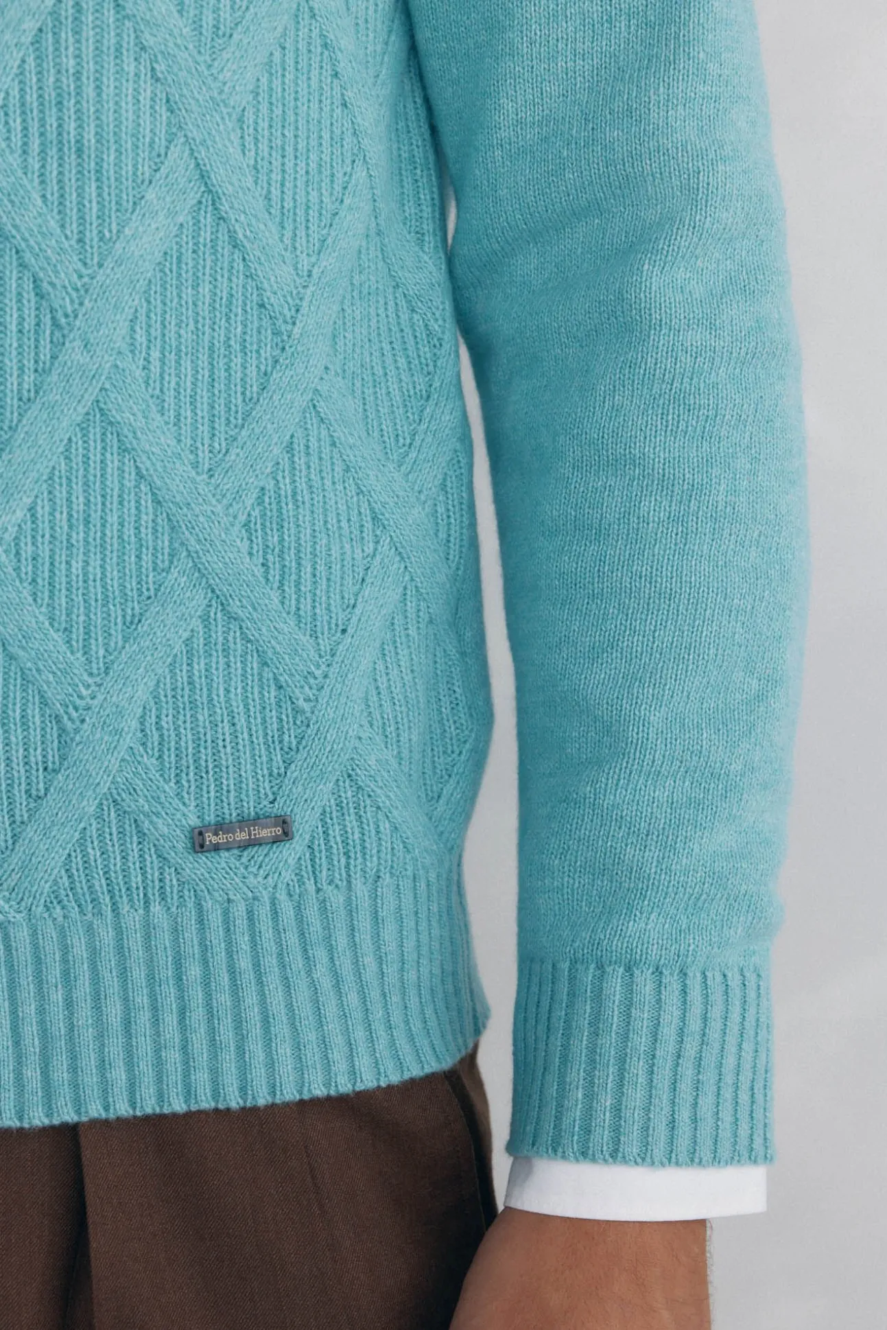 Jersey rombos cuello redondo