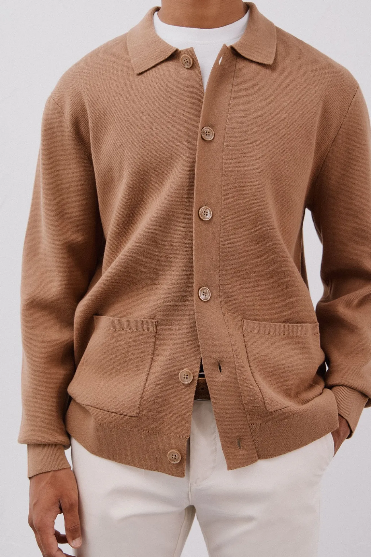 Jersey sobrecamisa punto algodón