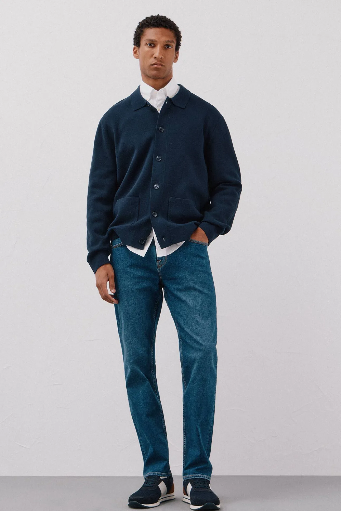 Jersey sobrecamisa punto algodón