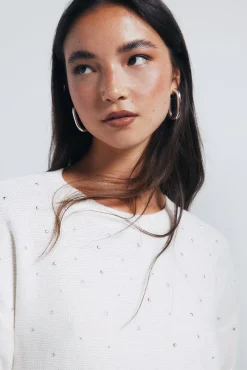 Jersey tachas cristal degradados