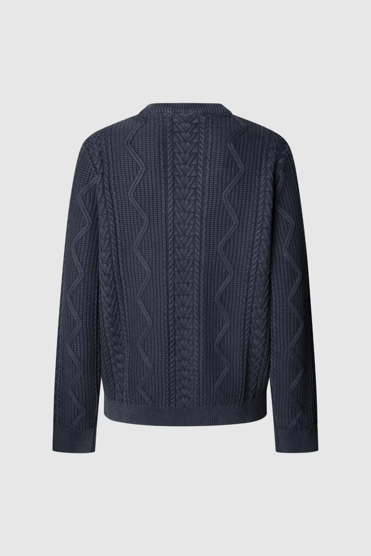 Jersey Trenzado Cuello Redondo