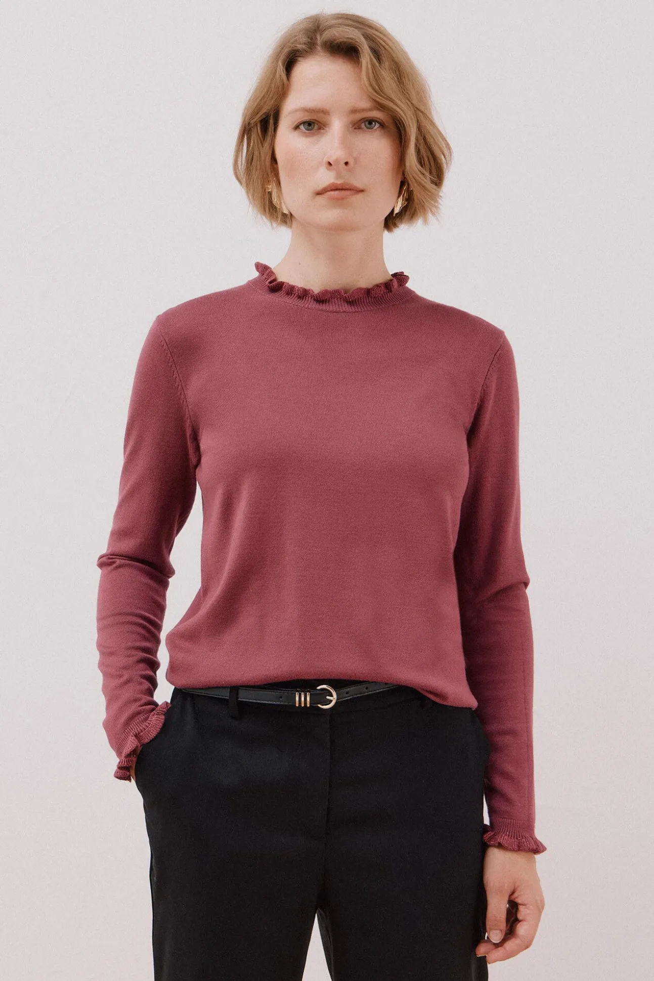 Jersey volante cuello