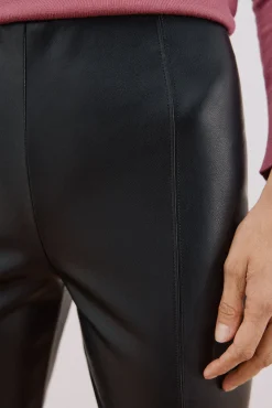 Legging de mujer de polipiel elástica