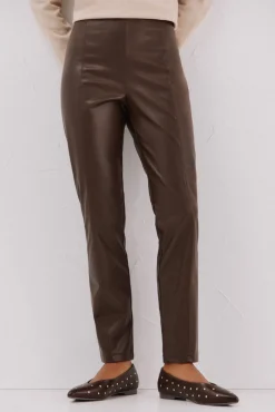 Legging de mujer de polipiel elástica