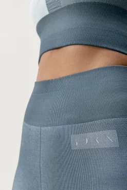 Legging deportivo Athena gris/blanco