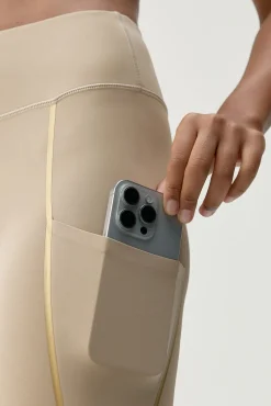 Legging deportivo Gold beige