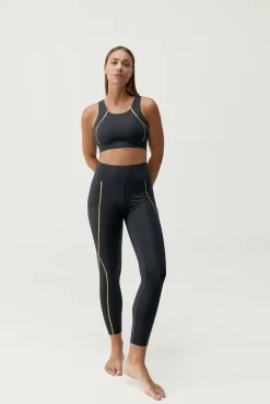 Legging deportivo Gold negro