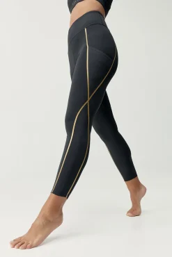 Legging deportivo Gold negro