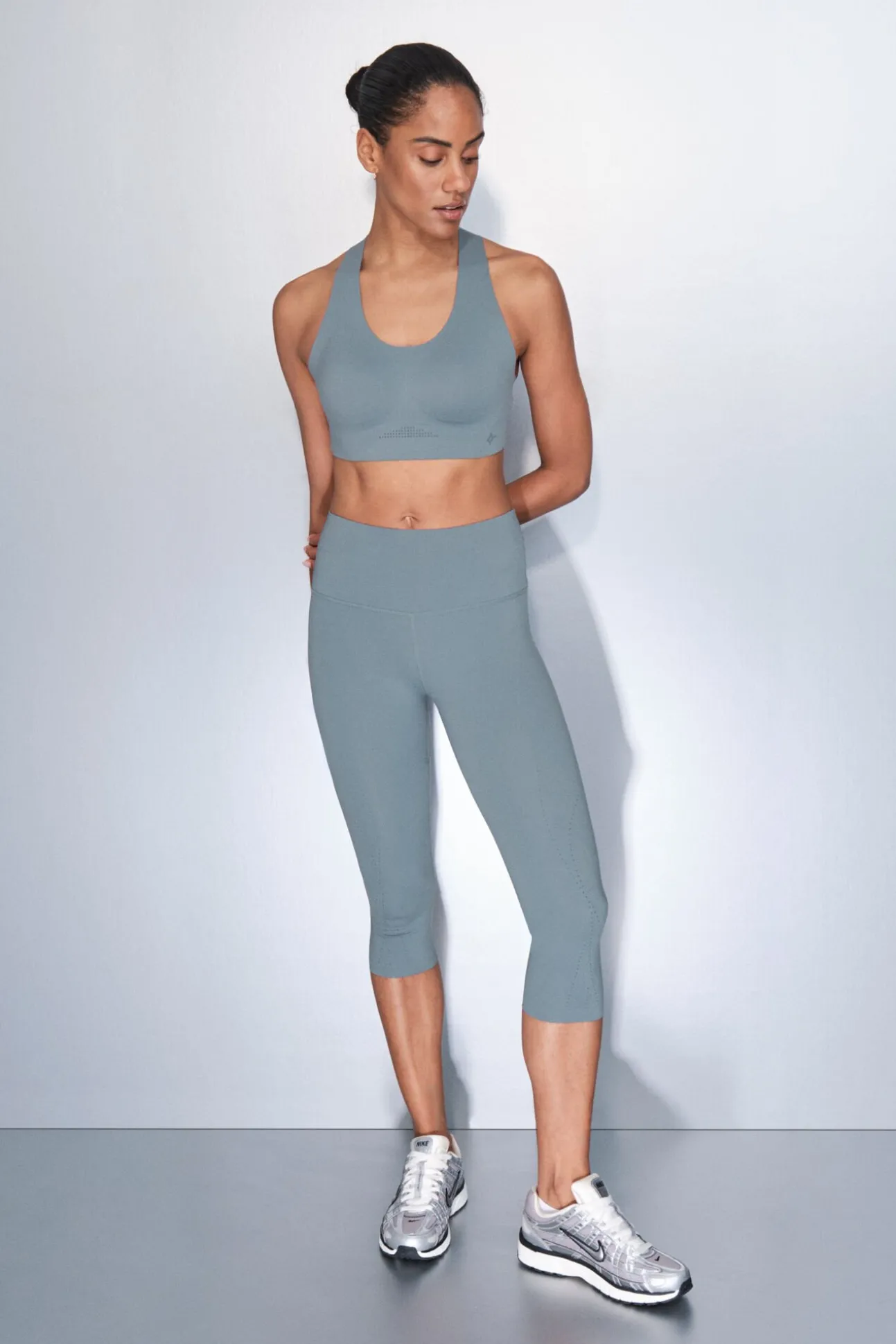 Leggings Capri COMPRESSIVE azul