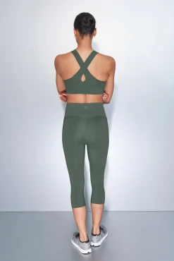 Leggings COMPRESSIVE capri verde
