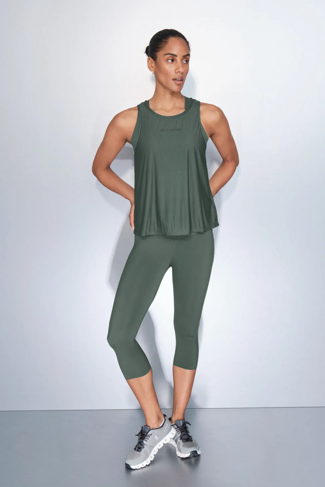 Leggings COMPRESSIVE capri verde