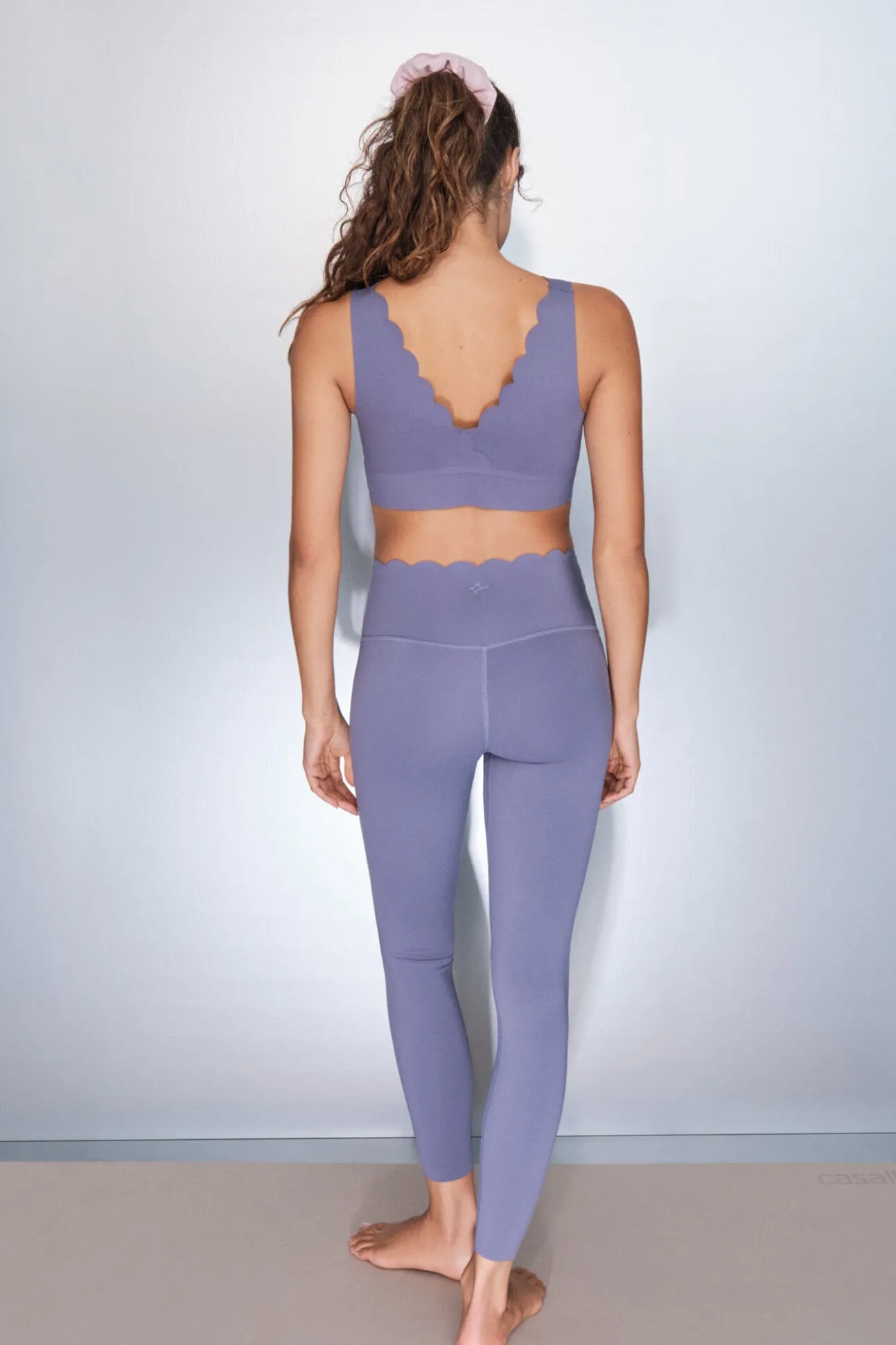 Leggings COMPRESSIVE largo morado