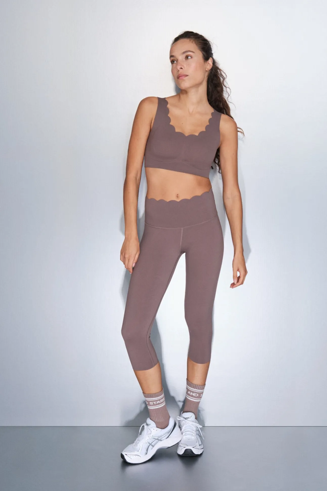 Leggings COMPRESSIVE pirata marrón