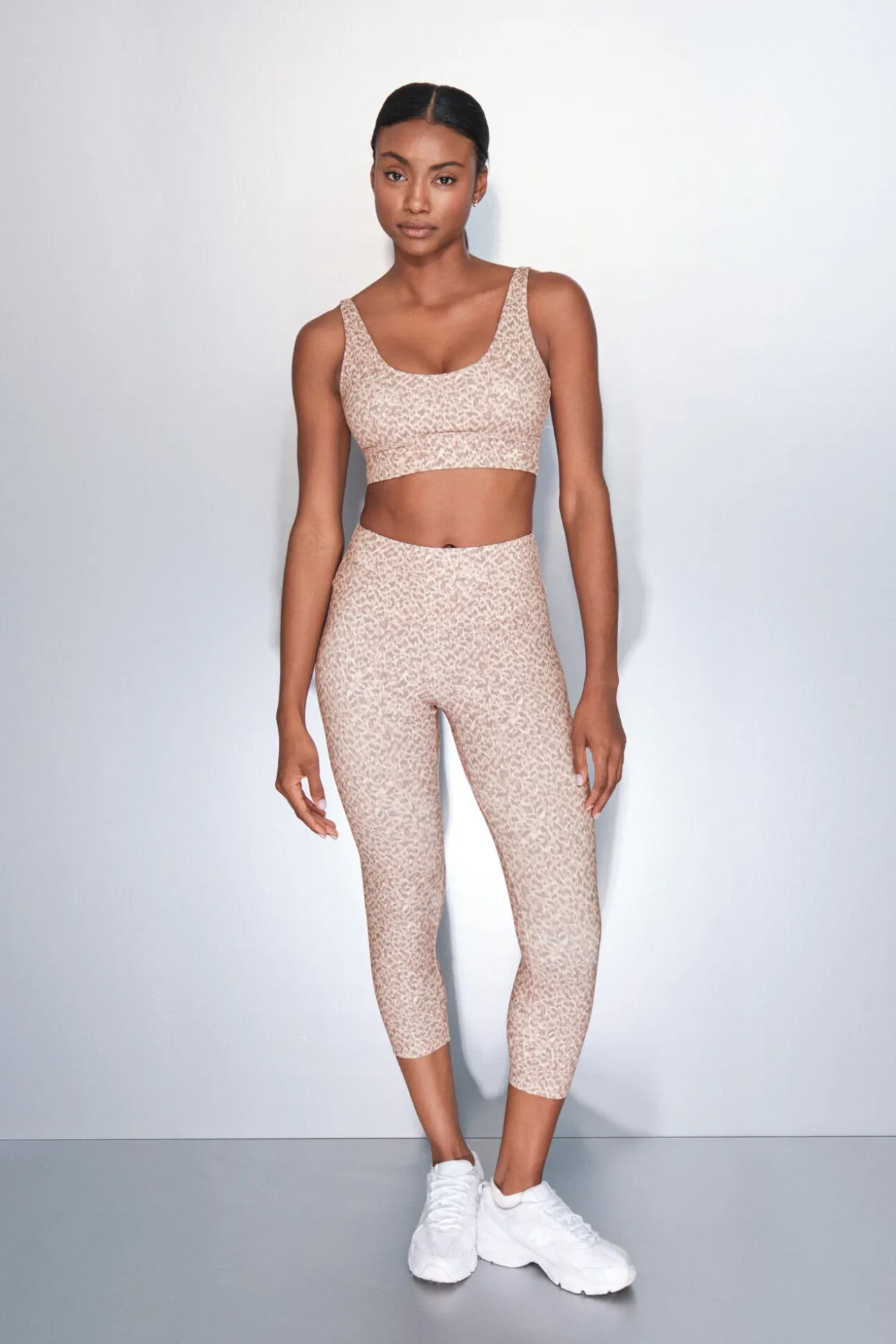 Leggings 4D STRETCH animal print blanco