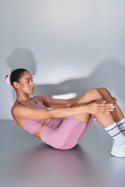 Leggings 4D STRETCH ciclista rosa