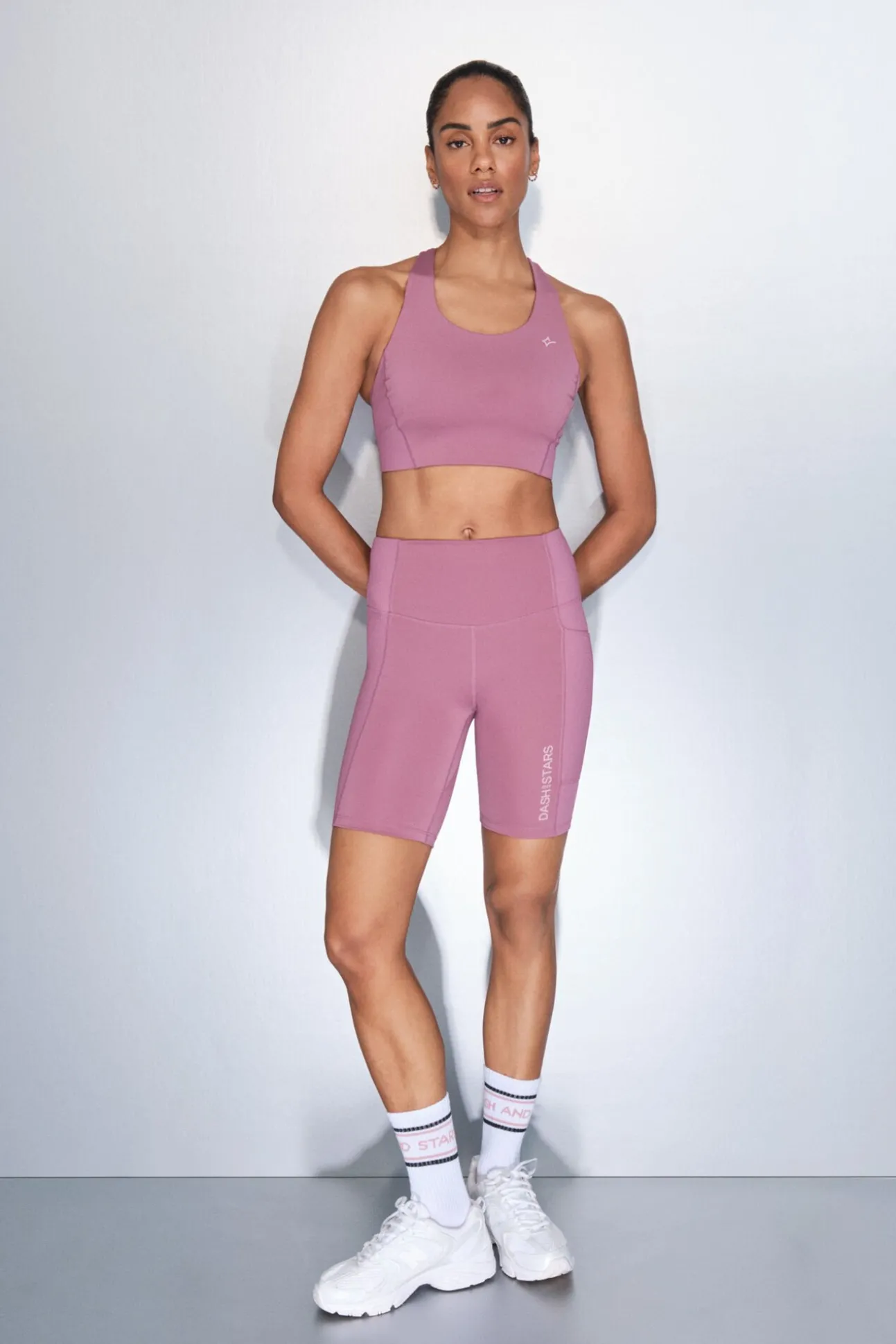 Leggings 4D STRETCH ciclista rosa