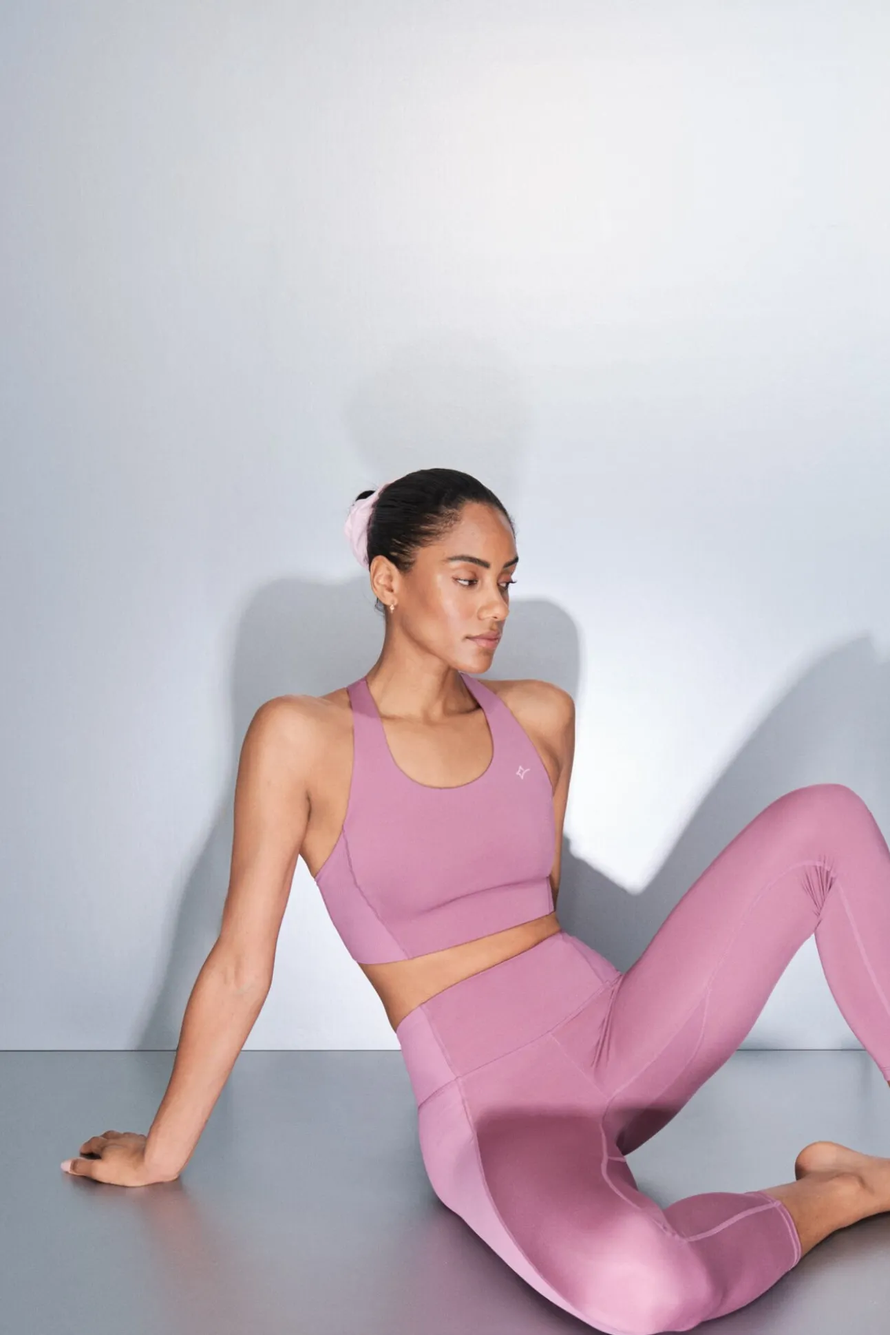 Leggings 4D STRETCH crop rosa