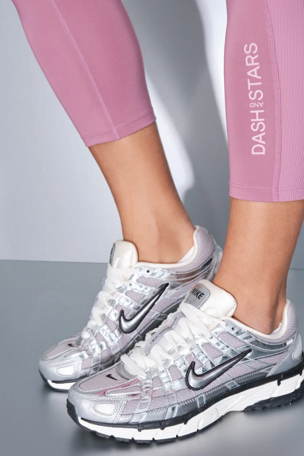 Leggings 4D STRETCH crop rosa