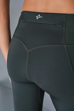 Leggings 4D STRETCH crop verde