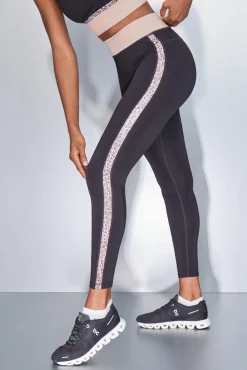 Leggings 4D STRETCH negro animal print