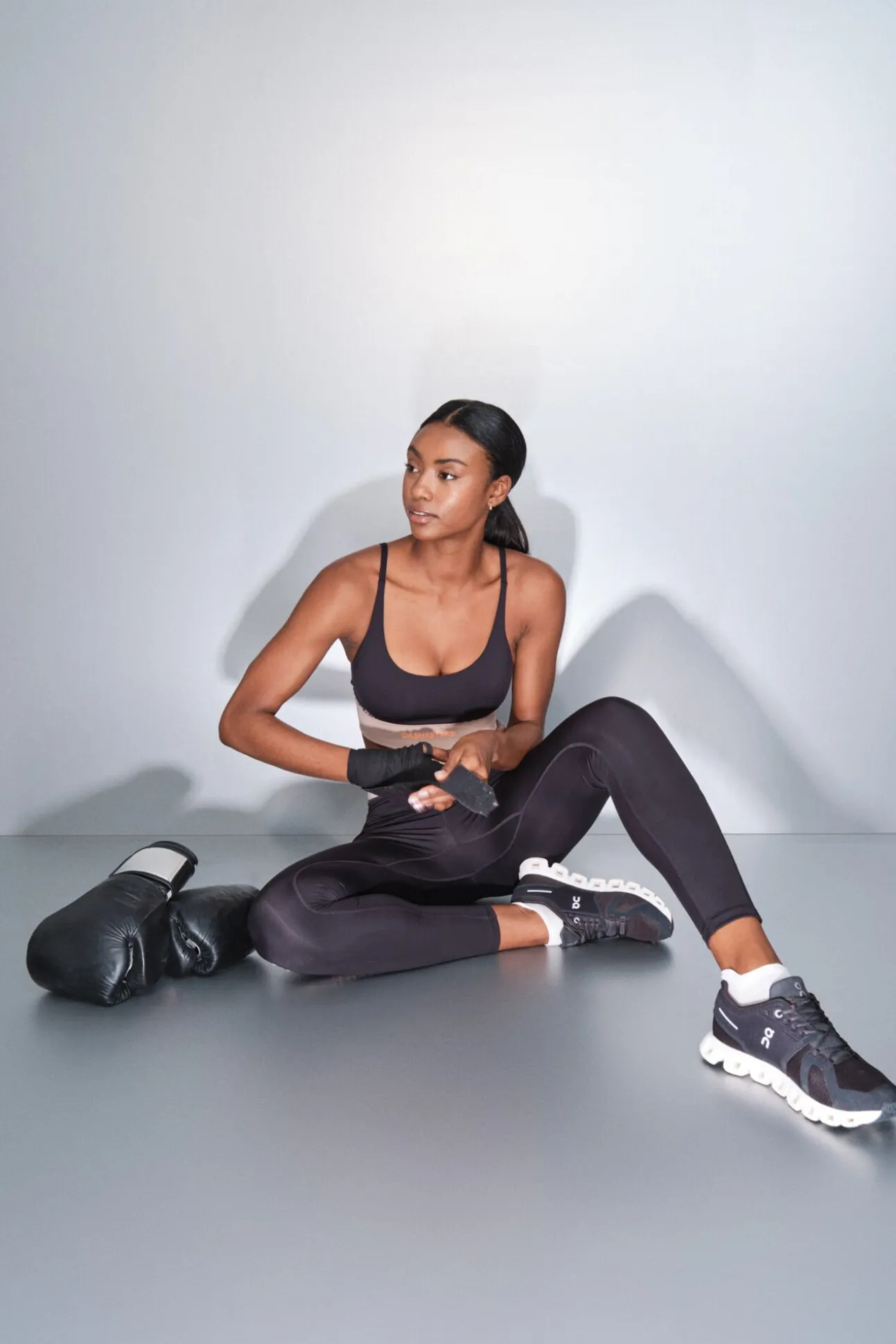 Leggings 4D STRETCH negro animal print