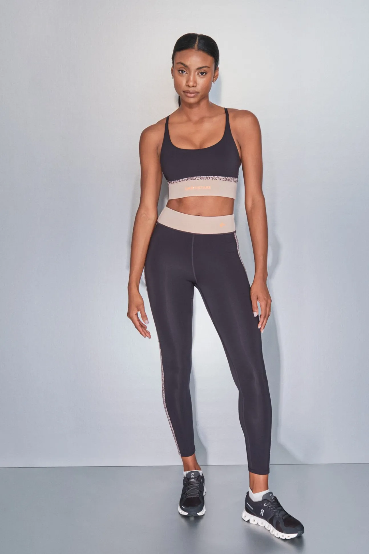 Leggings 4D STRETCH negro animal print