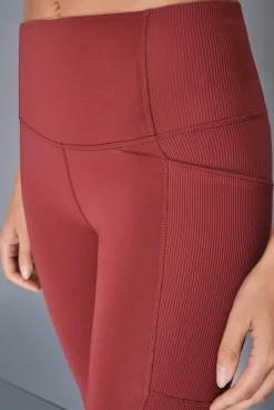 Leggings 4D STRETCH pirata granate