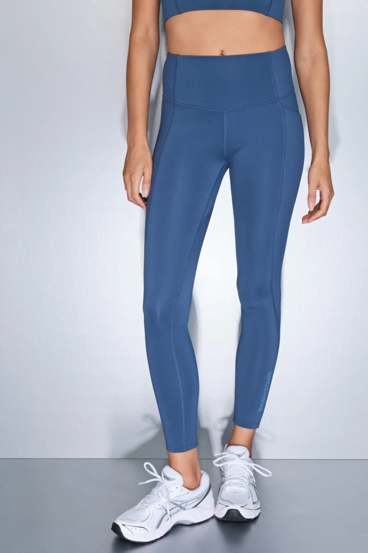 Leggings 4D STRETCH tobillero azul