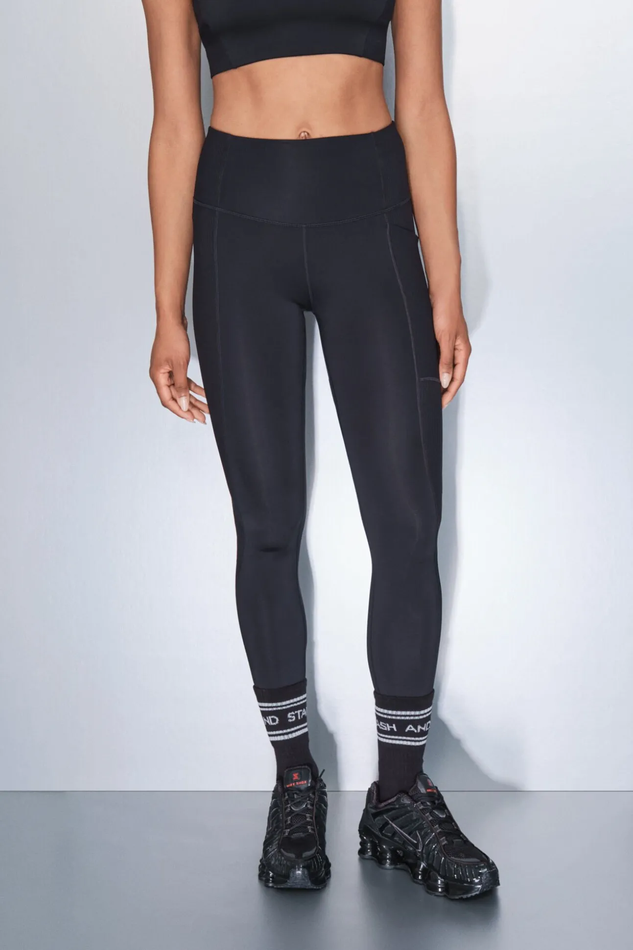 Leggings 4D STRETCH tobillero negro