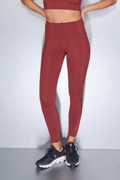 Leggings 4D STRETCH tobillero granate