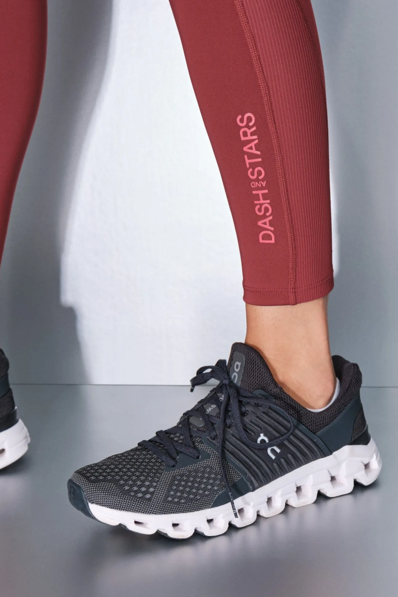 Leggings 4D STRETCH tobillero granate