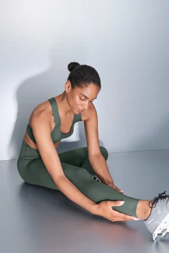 Leggings largos COMPRESSIVE verde