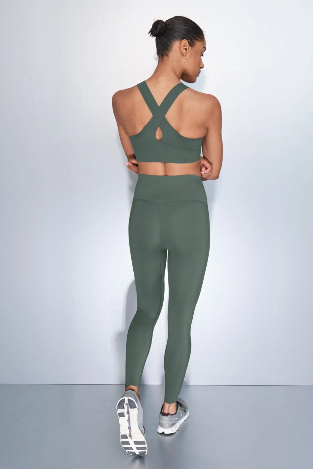 Leggings largos COMPRESSIVE verde