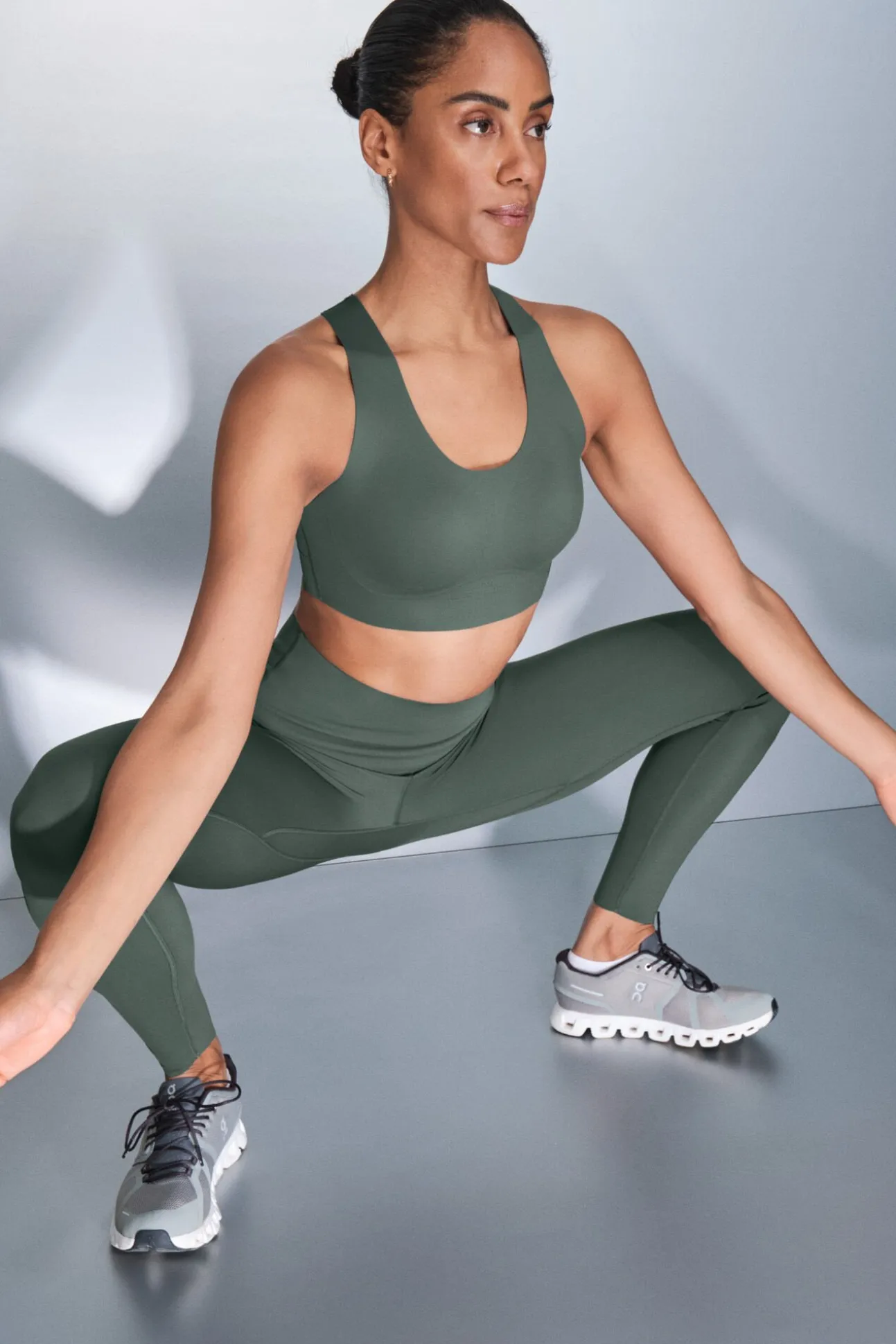 Leggings largos COMPRESSIVE verde