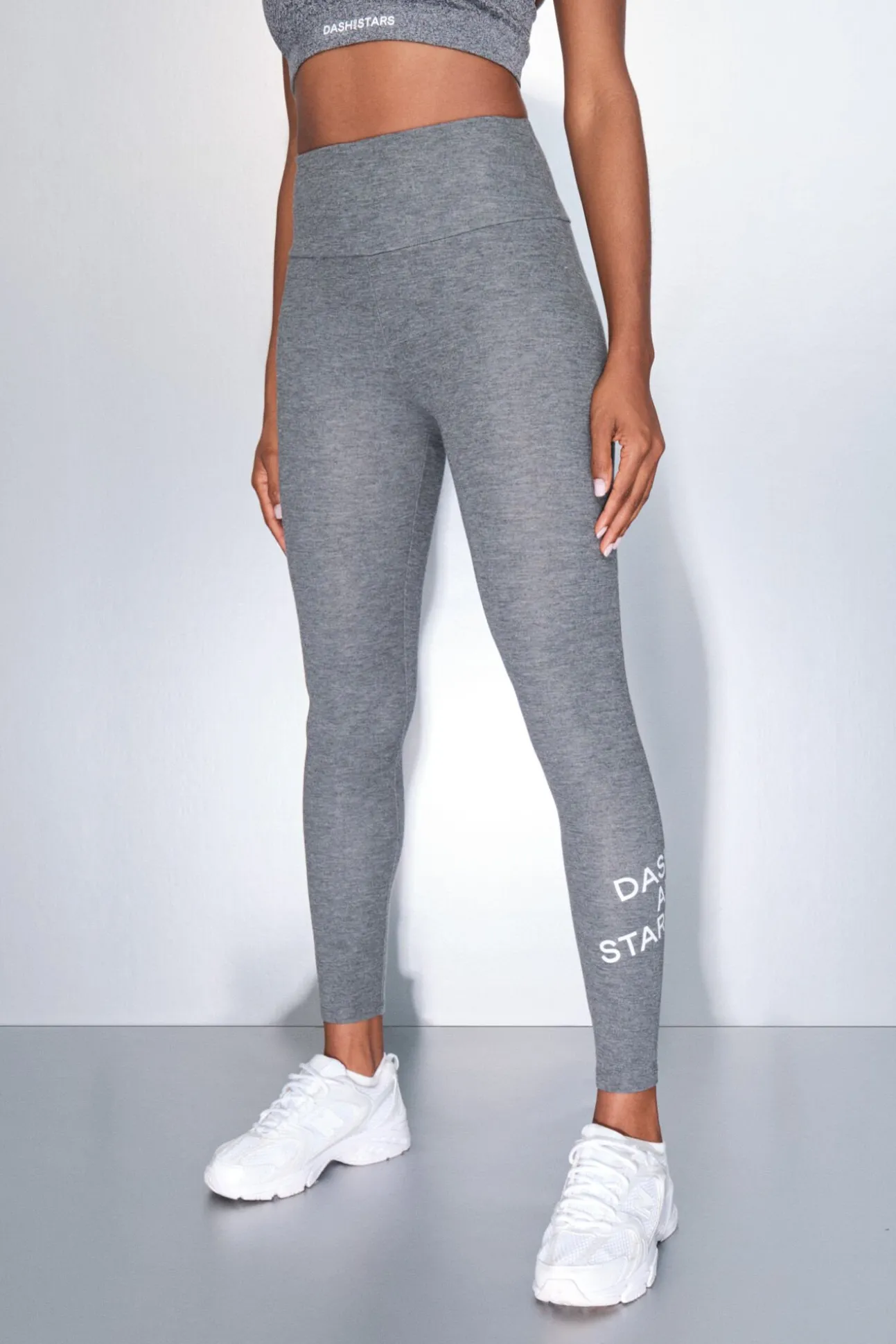 Leggings largos gris
