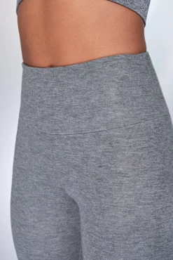 Leggings largos gris