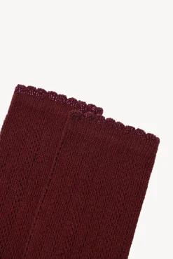 Leila. Calcetines calados lurex