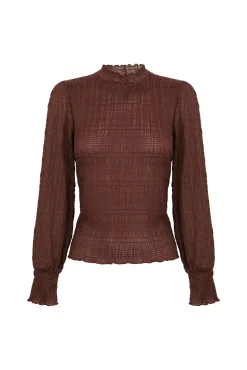 Mafalda. Top fruncido