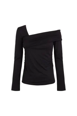 Magnolia. Top escote asimétrico