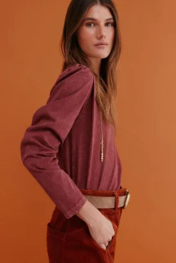 Maialen. Camiseta efecto lavado