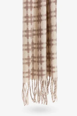 Manta bufanda a cuadros