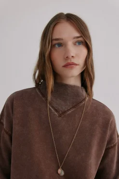 Manuela. Sudadera efecto lavado