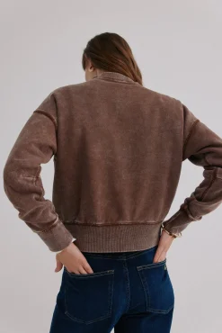 Manuela. Sudadera efecto lavado