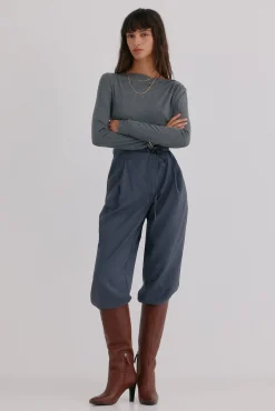 Mercedes. Top drapeado